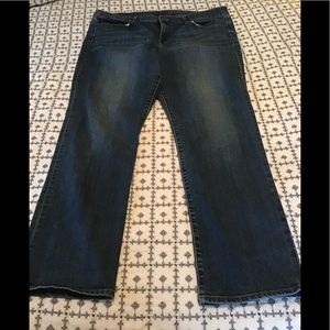 Gap straight leg jeans size 18